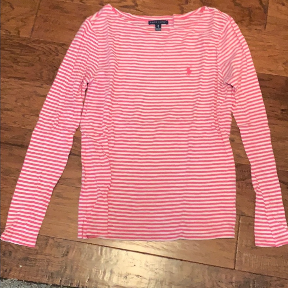 Striped Ralph Lauren long sleeve shirt